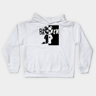 Broken Bear Design Kids Hoodie